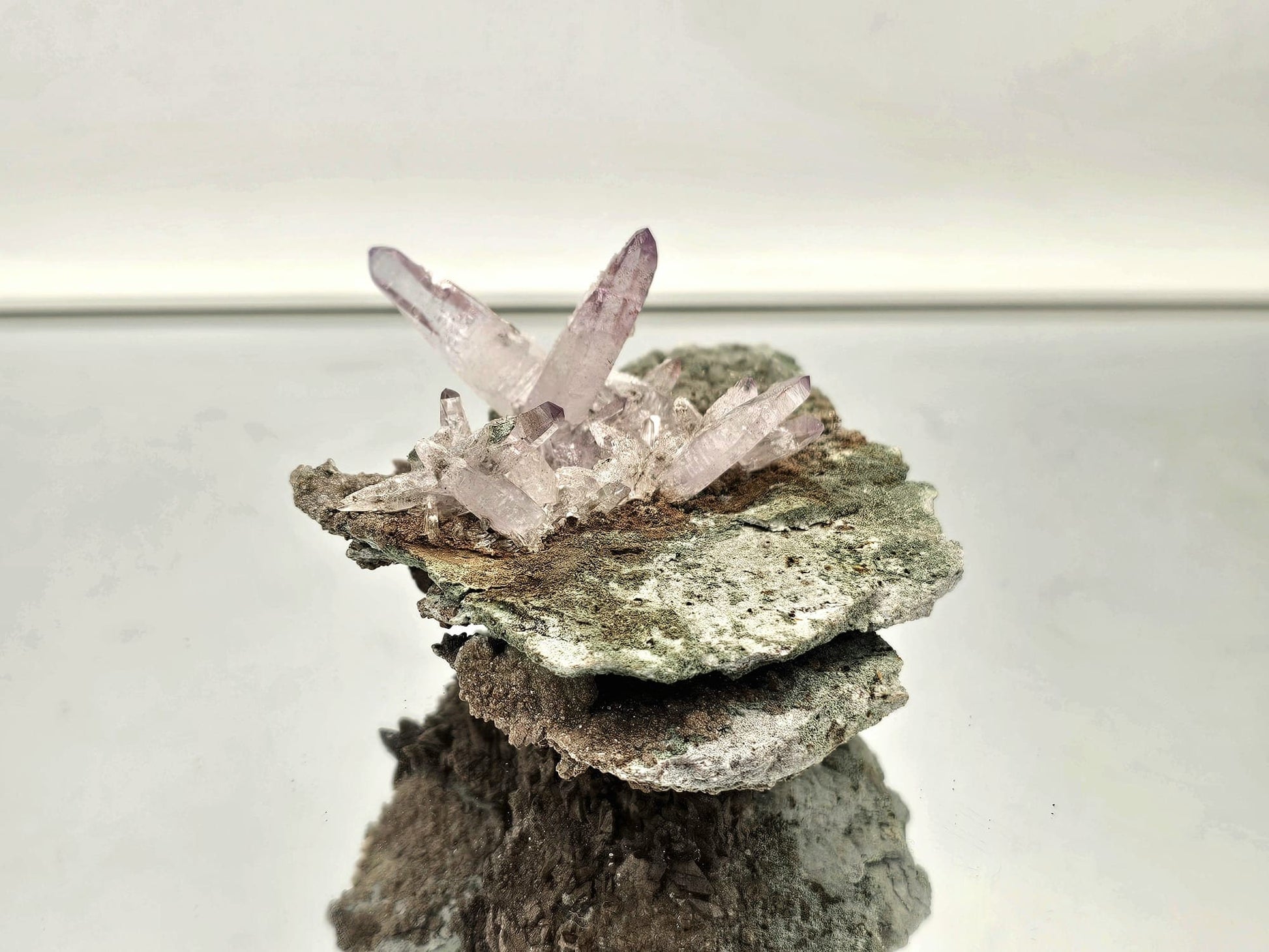 unique home decor violet crystals
