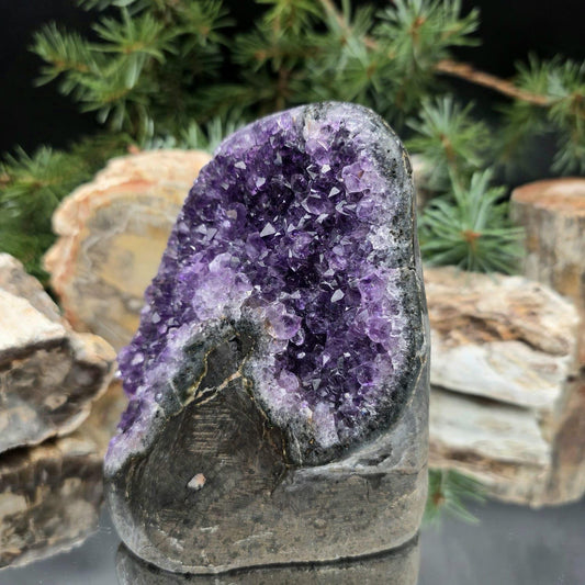 High-grade Uruguayan Amethyst freeform specimen for collectors.