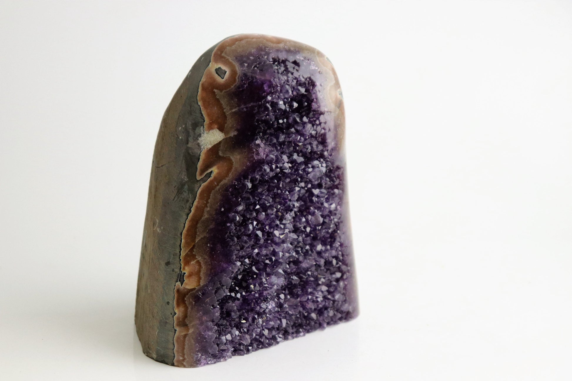 Uruguayan Amethyst crystal display piece for elegant interiors
