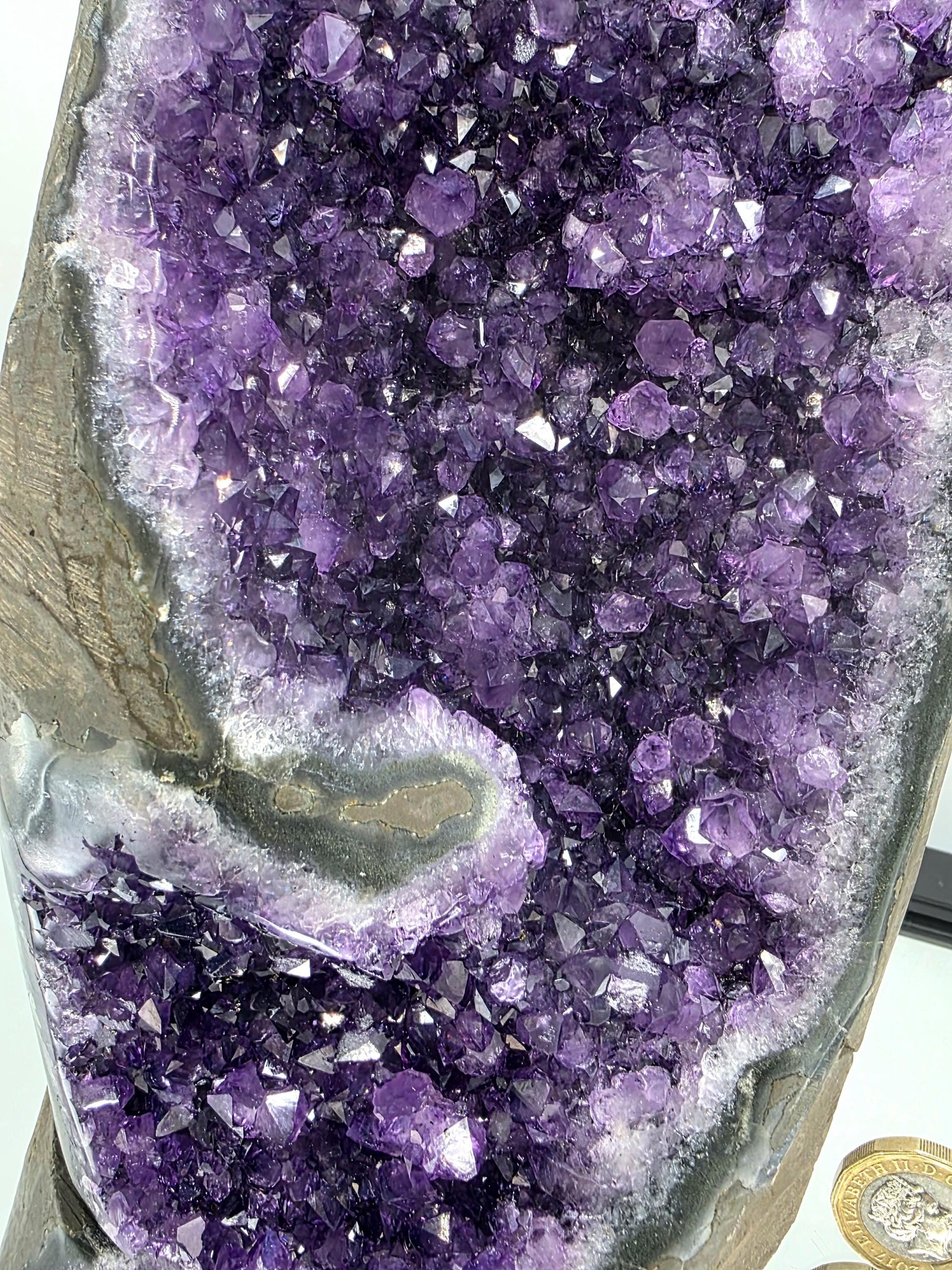 Natural Uruguayan Amethyst collector display piece