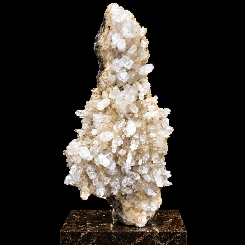 XL natural Clear Quartz crystal cluster