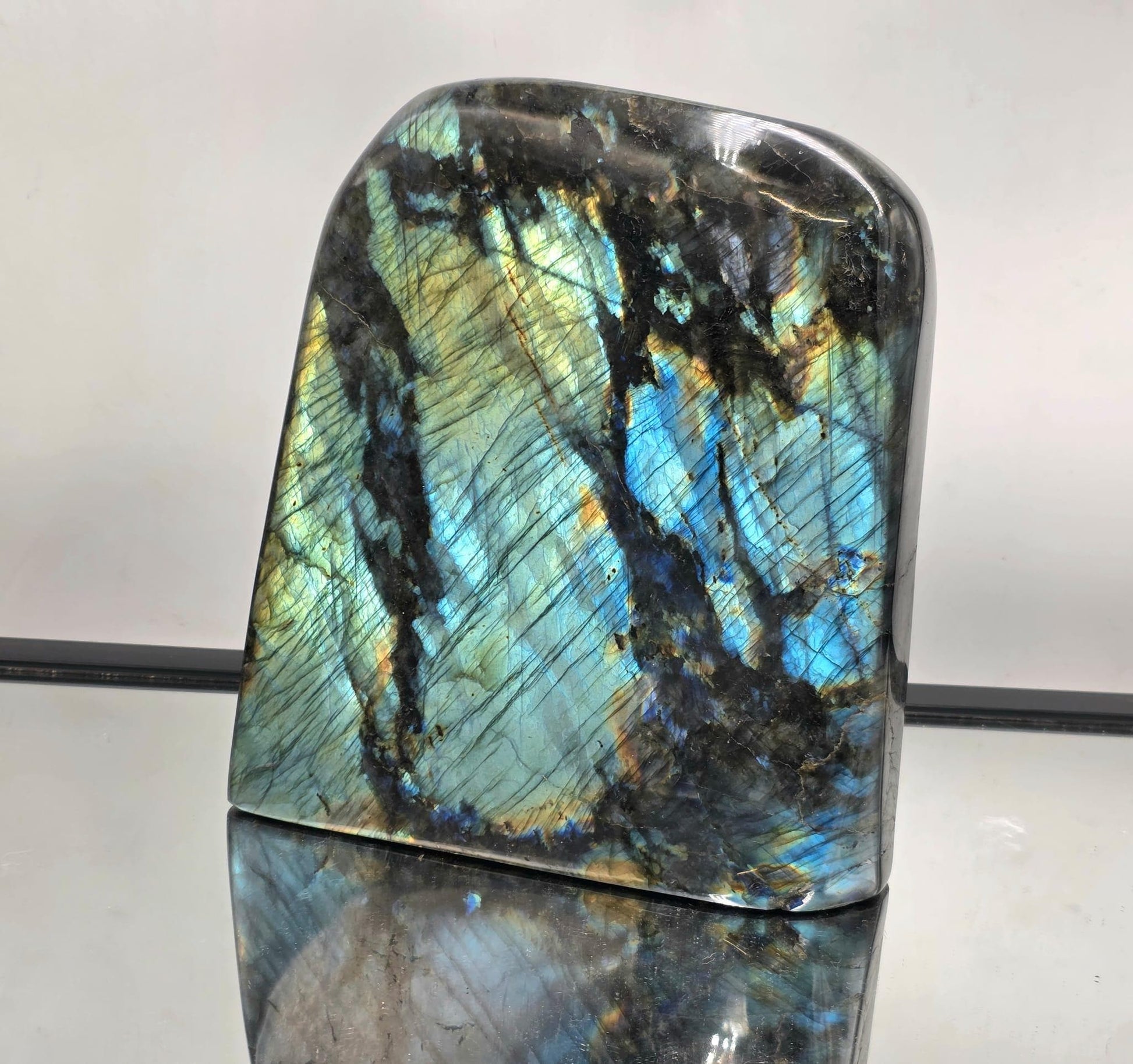 XL Labradorite decorative crystal ideal for luxury home décor, collection displays, or gift giving.