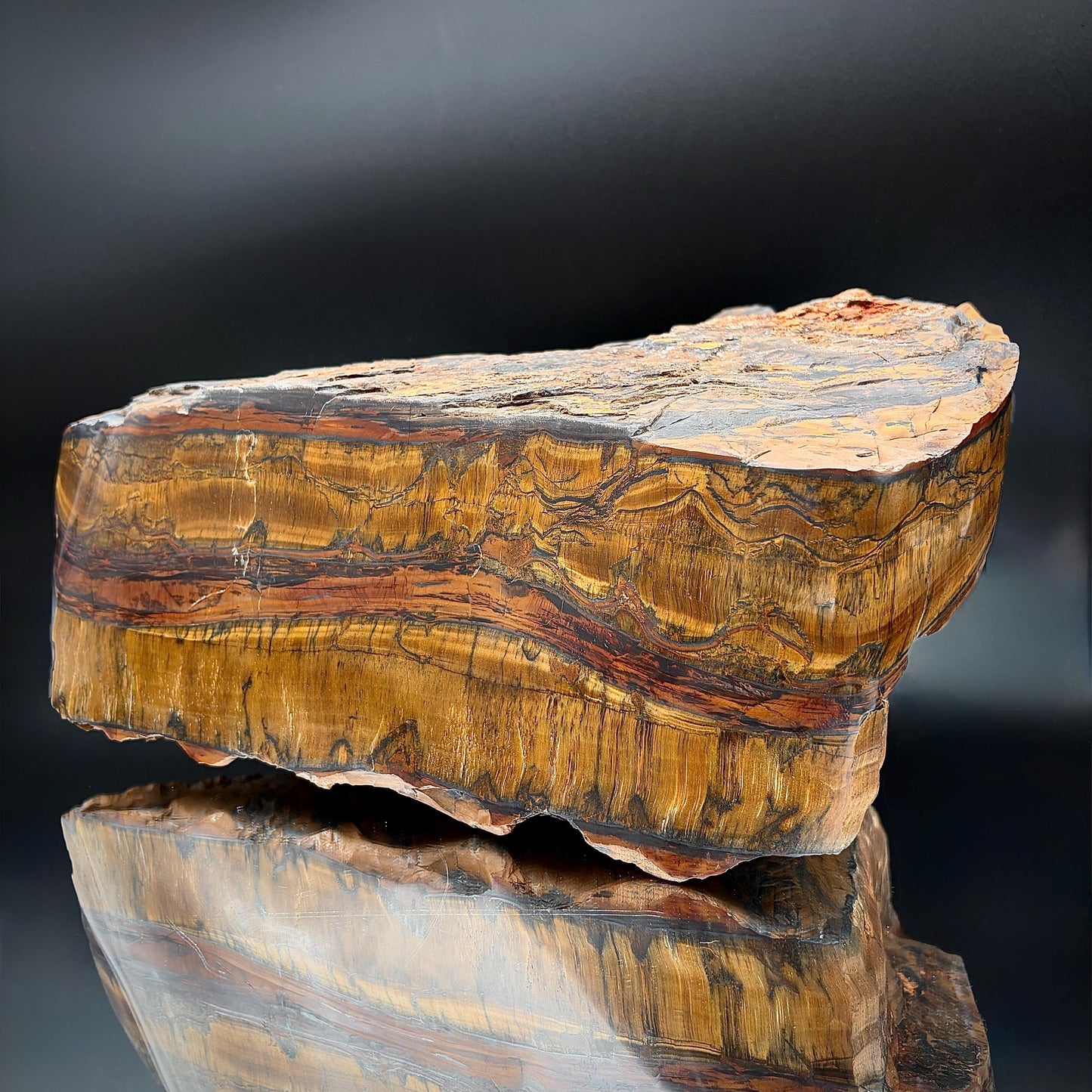 XL Tigers Eye crystal specimen weighing 16.9kg