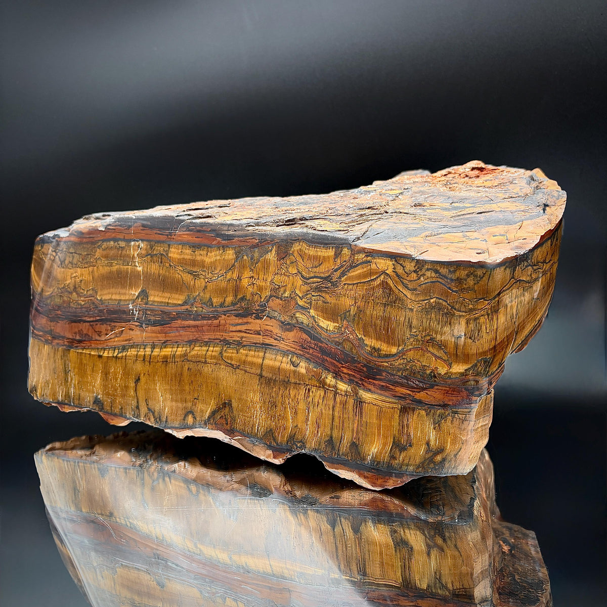 XL Tigers Eye crystal specimen weighing 16.9kg
