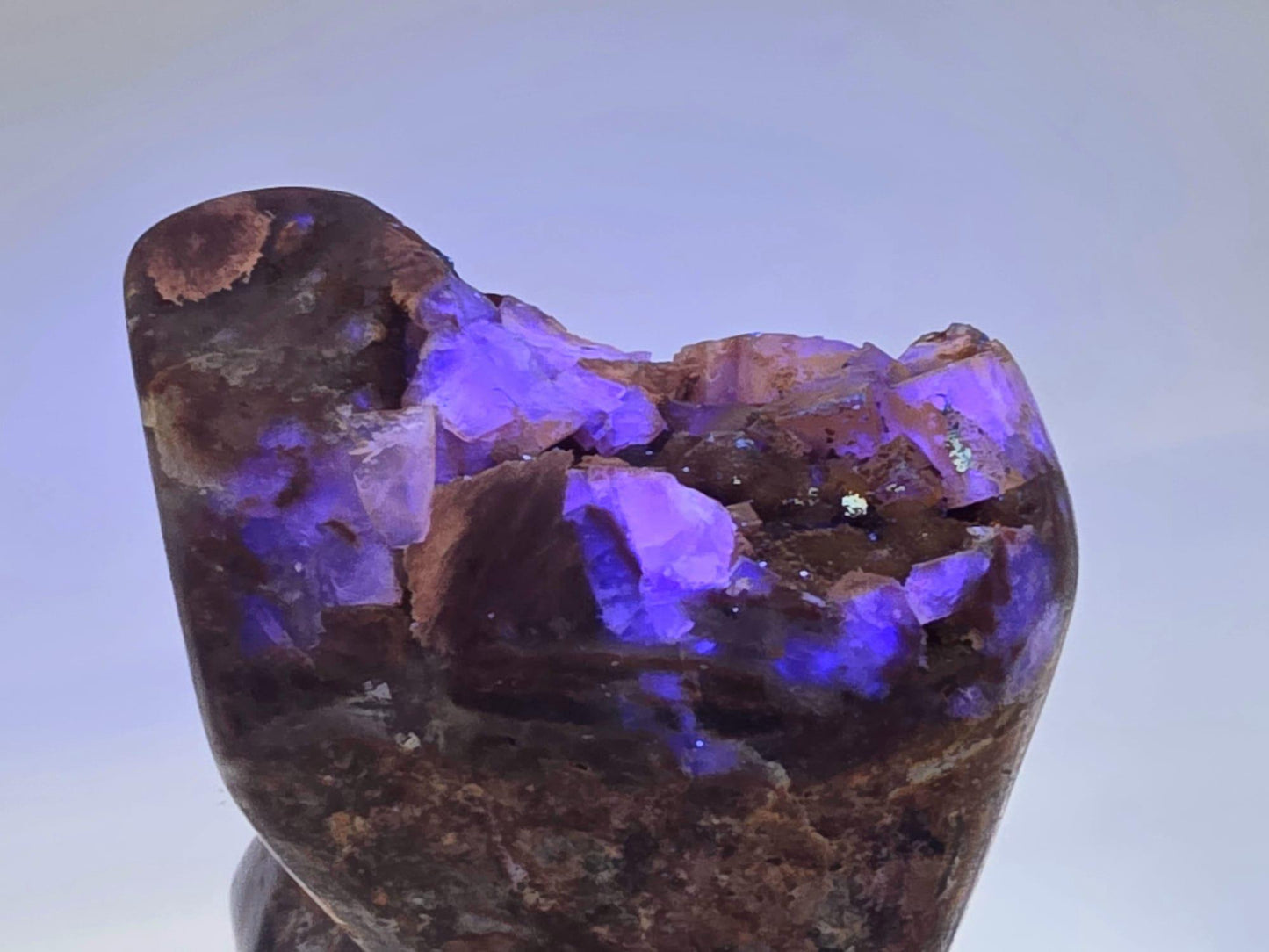 Fine fluorite mineral specimen for collector cabinet