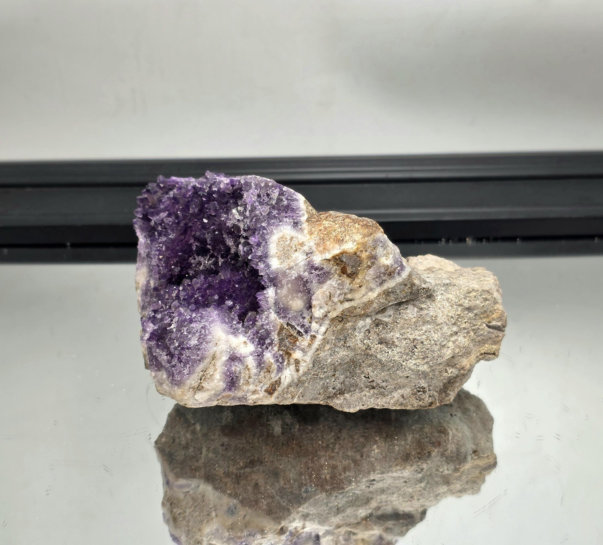 Mapatizya amethyst cluster with rich violet hues.