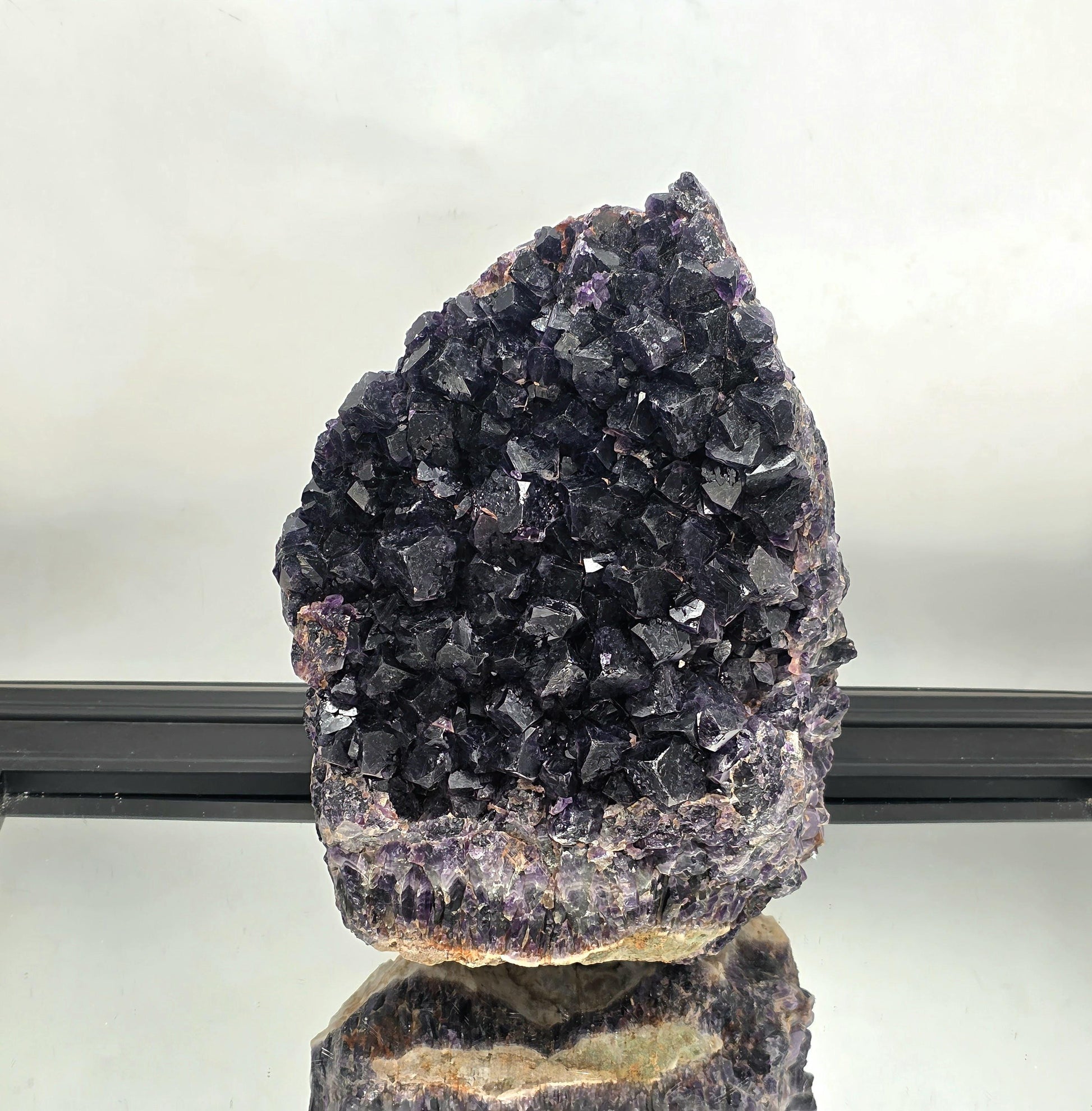 XL Zambia amethyst cluster, statement piece for crystal collectors.