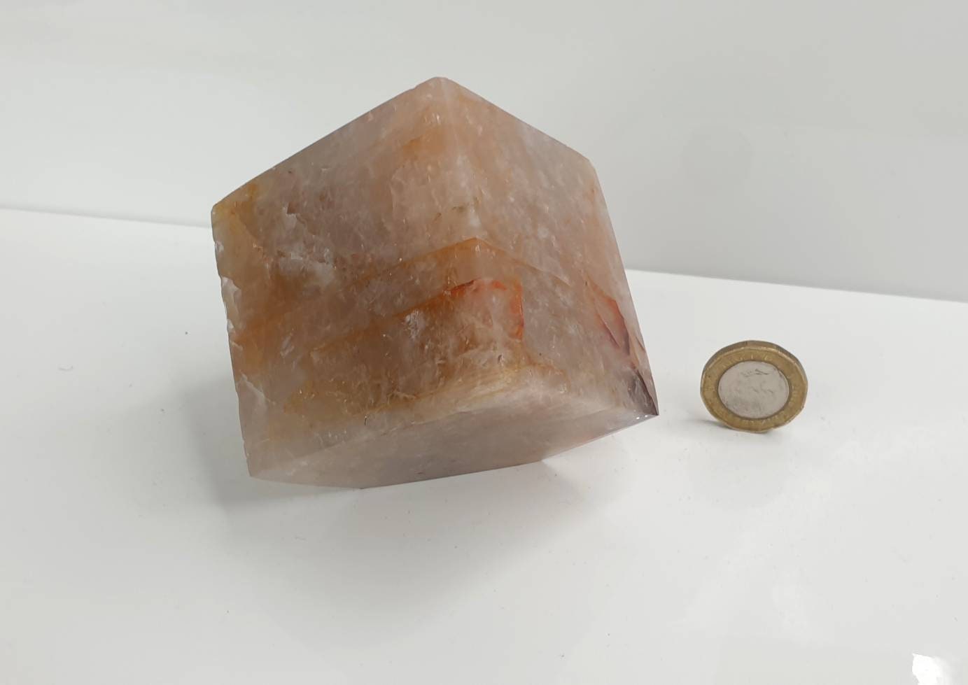 10) Crystal Cube Red Hematoid Quartz – Distinction Crystals
