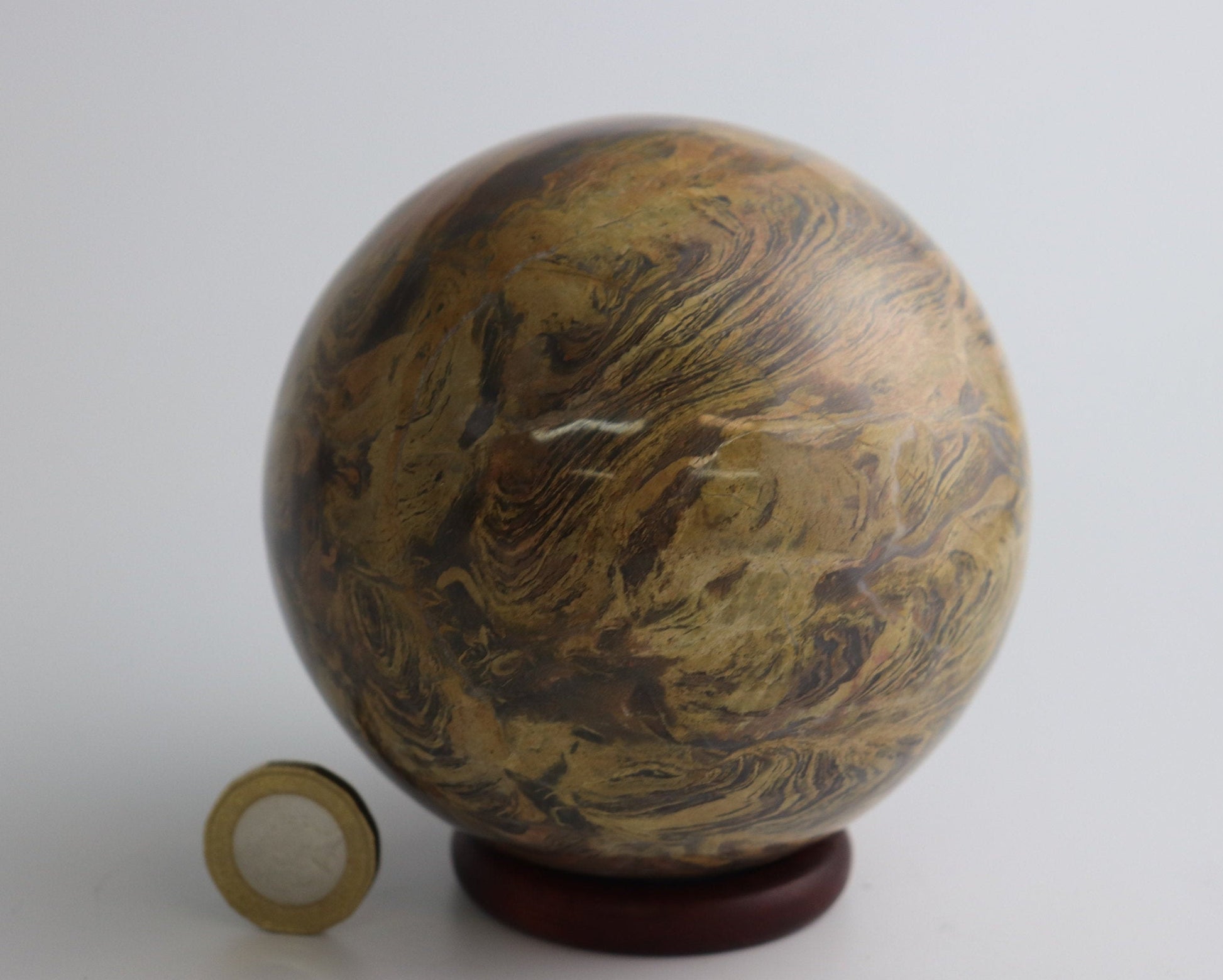 Large Himalayan Jasper Crystal Sphere