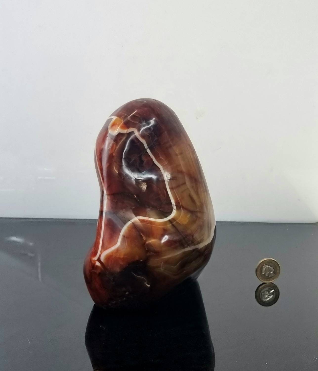 31) Extra large Carnelian Crystal Freeform