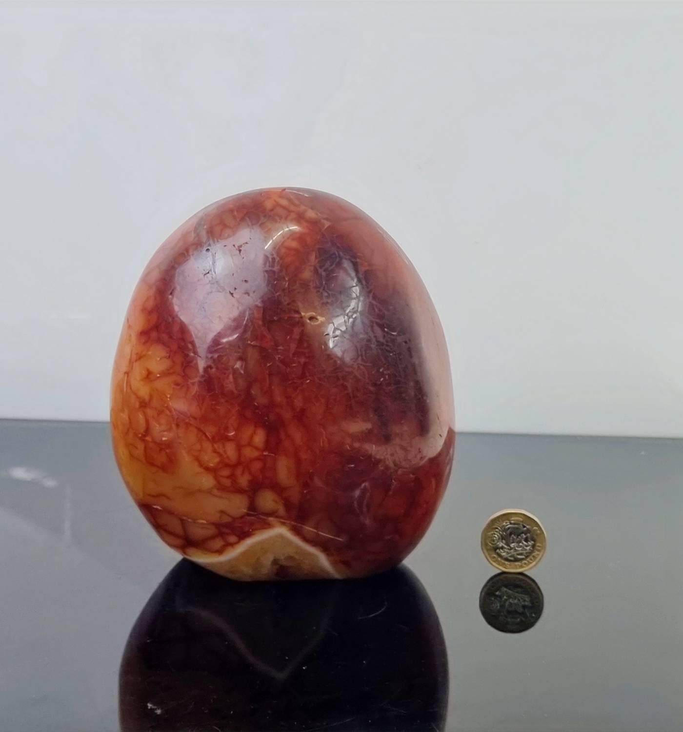25) Extra large Carnelian Crystal Freeform