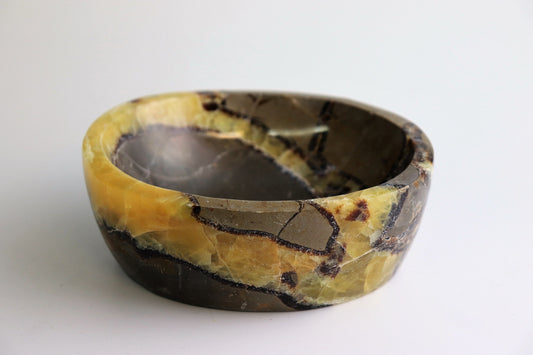 4) Septarian Crystal Bowl Great Gift Unique Home Art Décor
