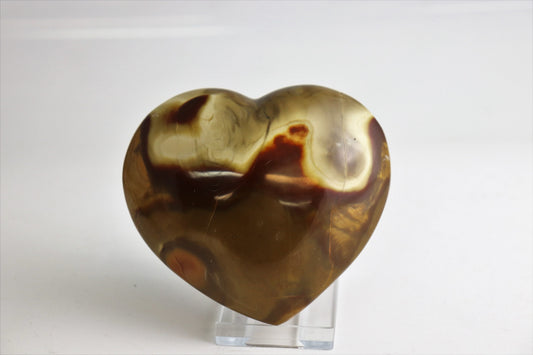 crystal heart polychrome jasper