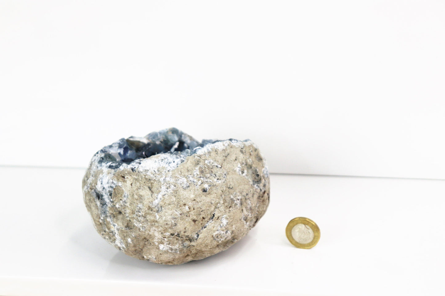 56) Large Celestite Crystal Natural Cluster  1.66 KG
