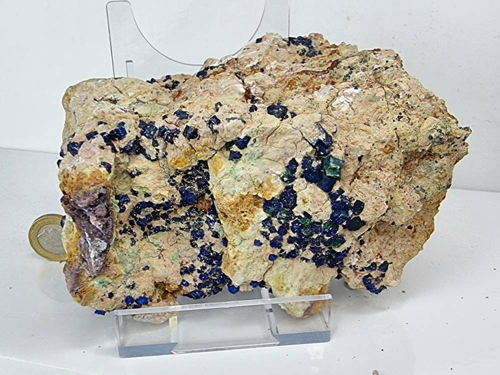 9) large Azurite Crystal