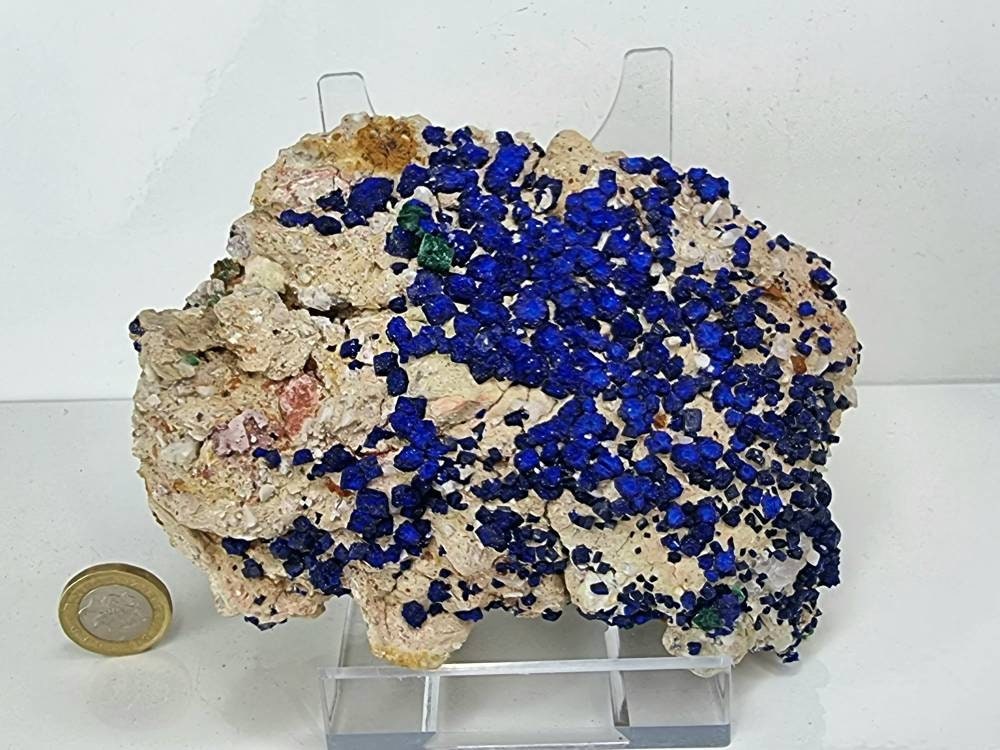 9) large Azurite Crystal