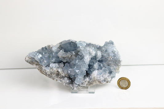 3) Celestite Crystal / Celestine Natural Cluster