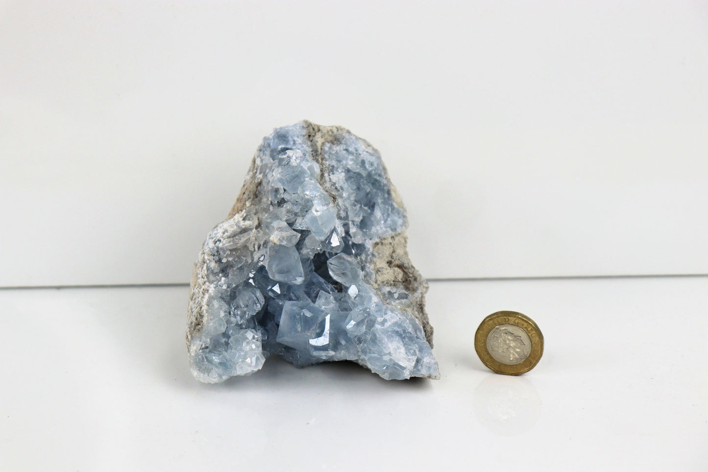 7) Celestite Crystal / Celestine Natural Cluster