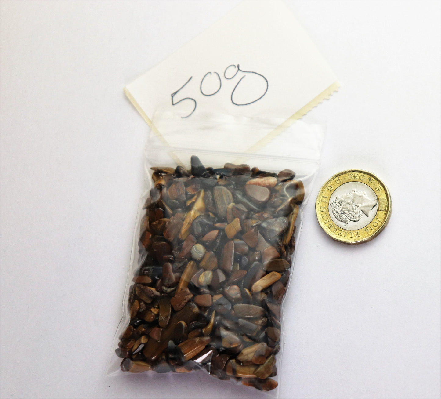 Extra Small Tiger Eye Crystal Chips 50g Bags - Arts Crafts