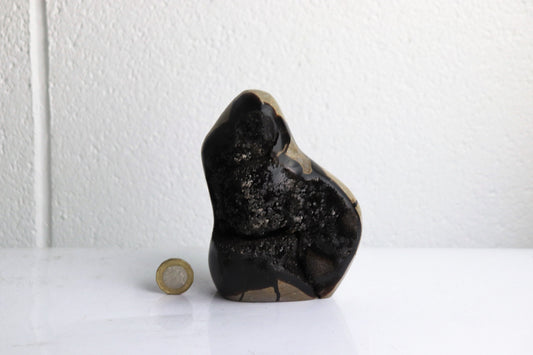 Black Septarian  Calcite Crystal