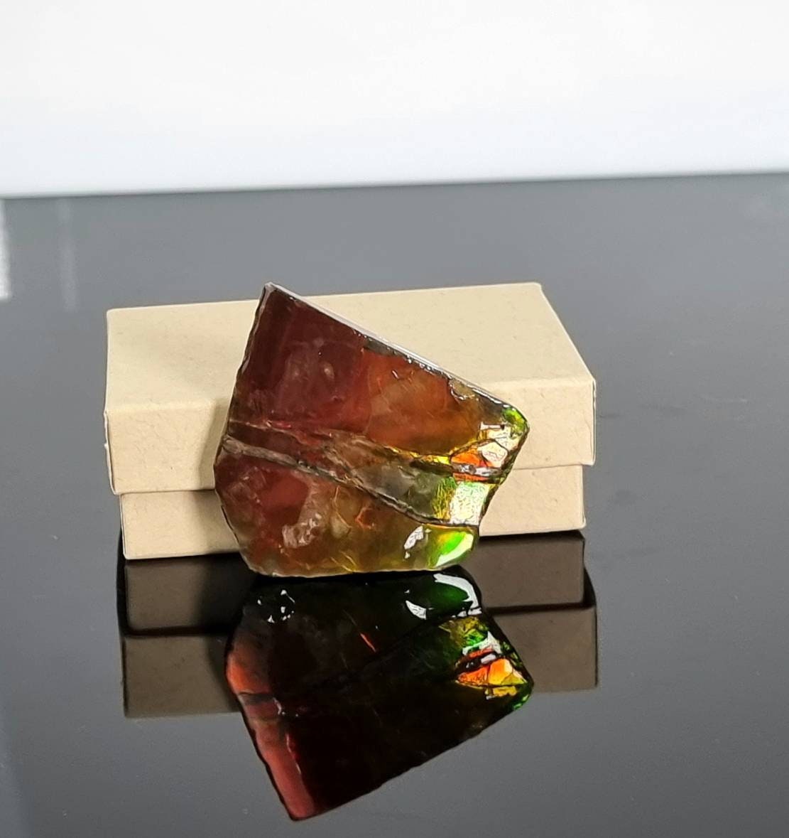  Large Ammolite Crystal Gemstone rare unique