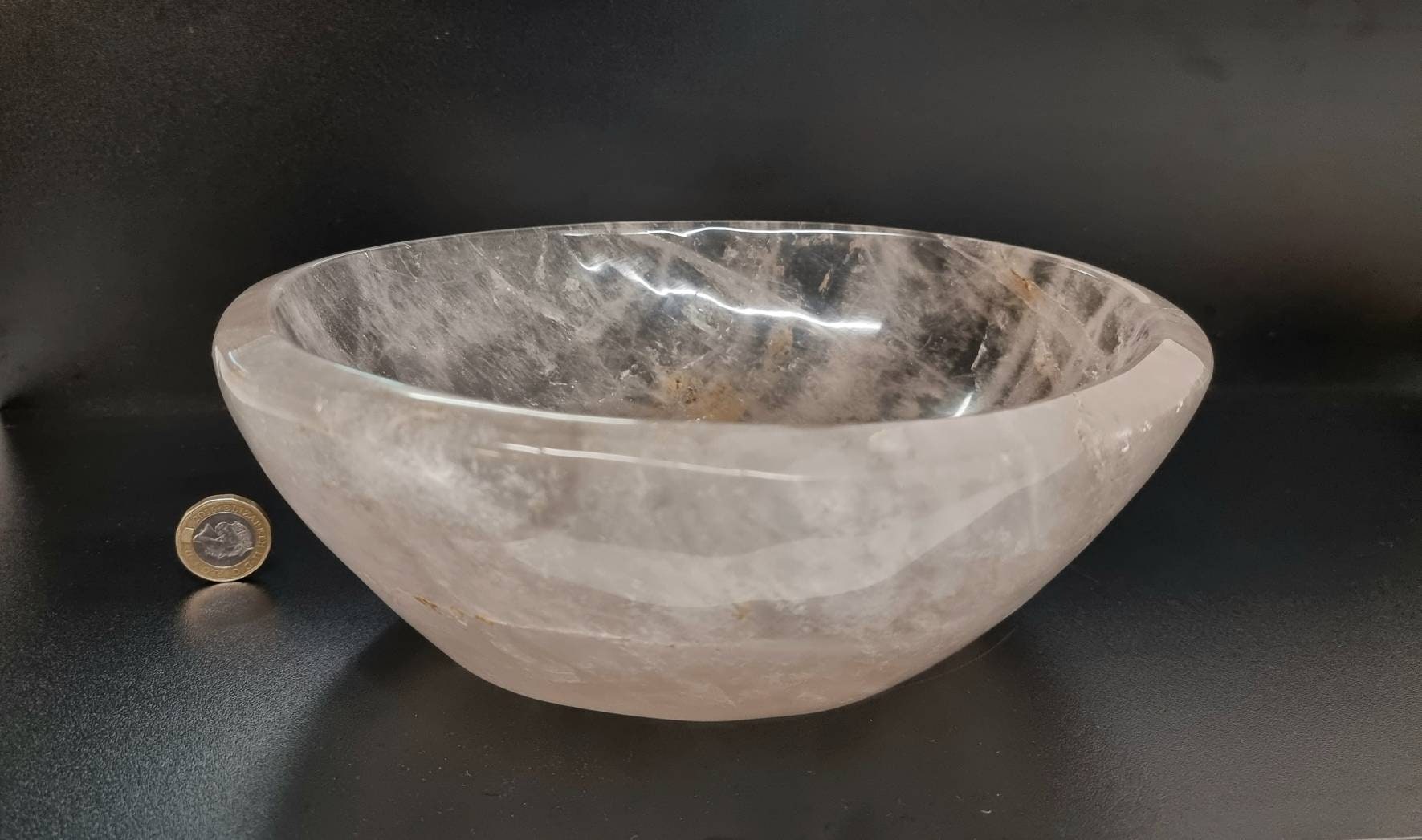clear crystal bowl