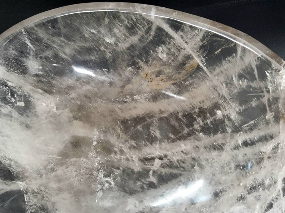 premium crystal bowl luxury interior