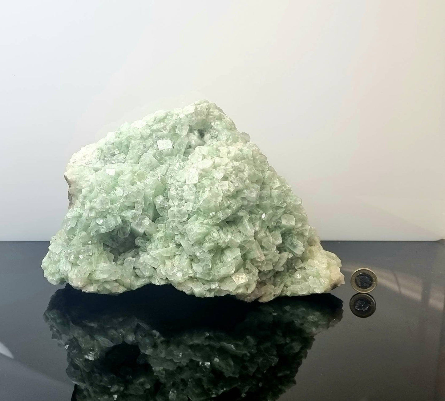Extra Large Green Apophyllite Crystal