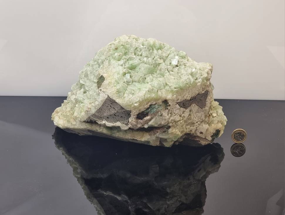 Extra Large Green Apophyllite Crystal