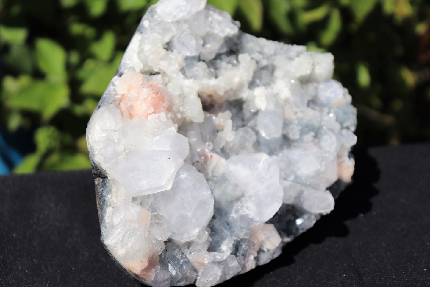 24) Large Apophyllite & Stilbite Zeolite Crystal  - India  2.43KG
