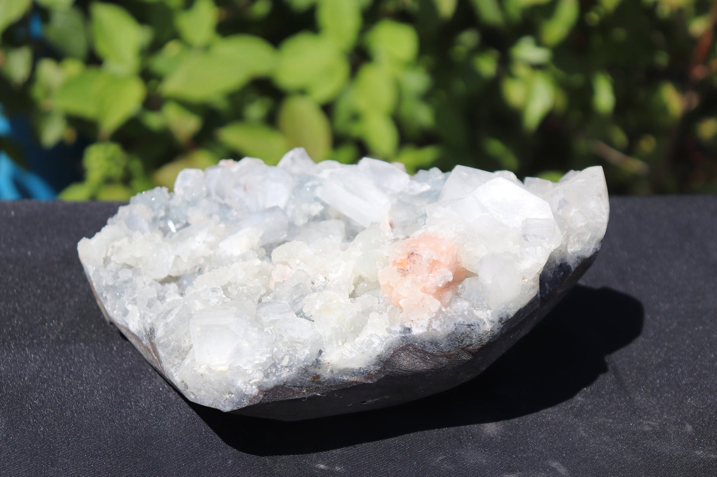24) Large Apophyllite & Stilbite Zeolite Crystal  - India  2.43KG
