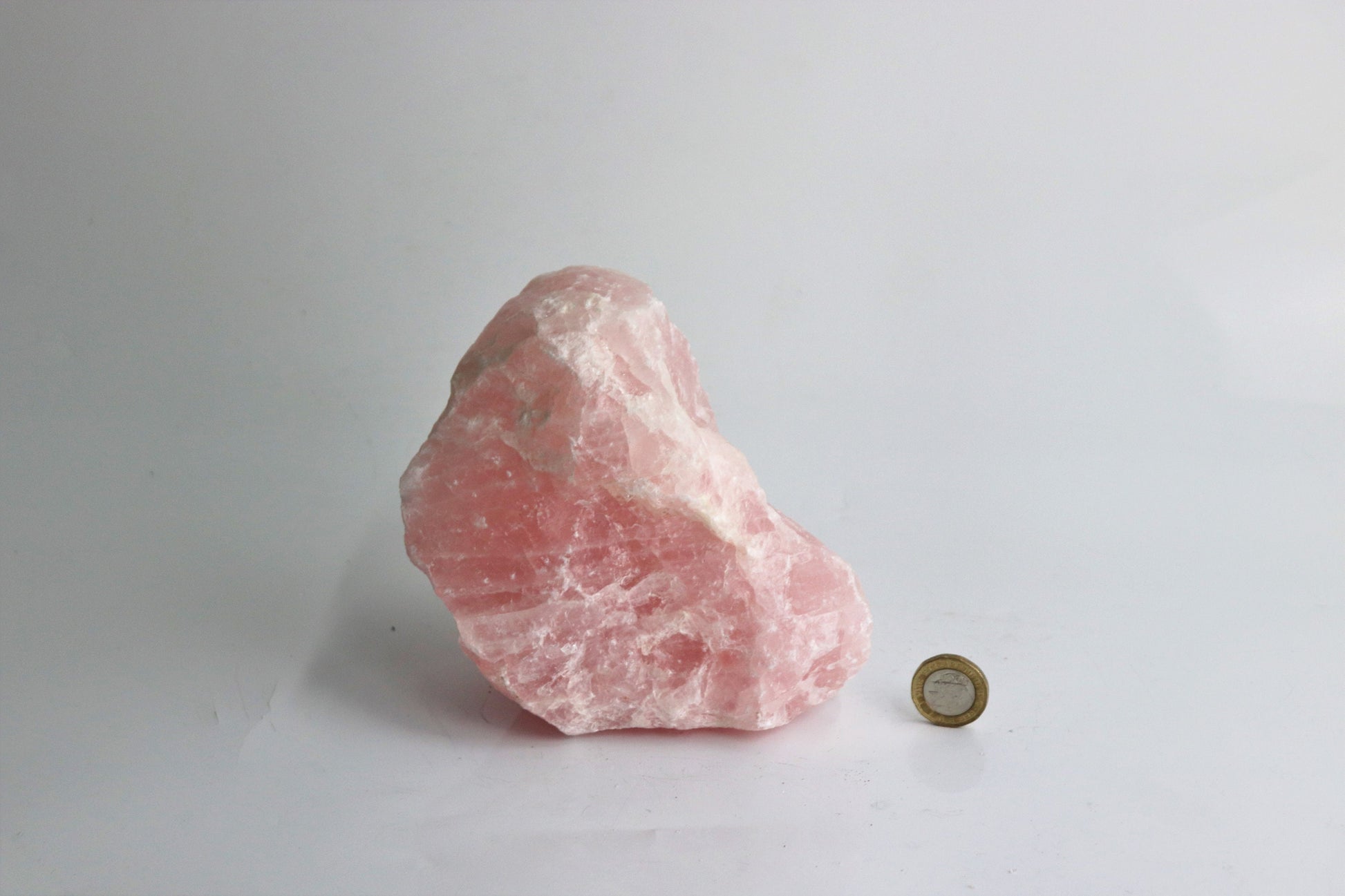 22 Large Rose Quartz Crystal Rough Raw