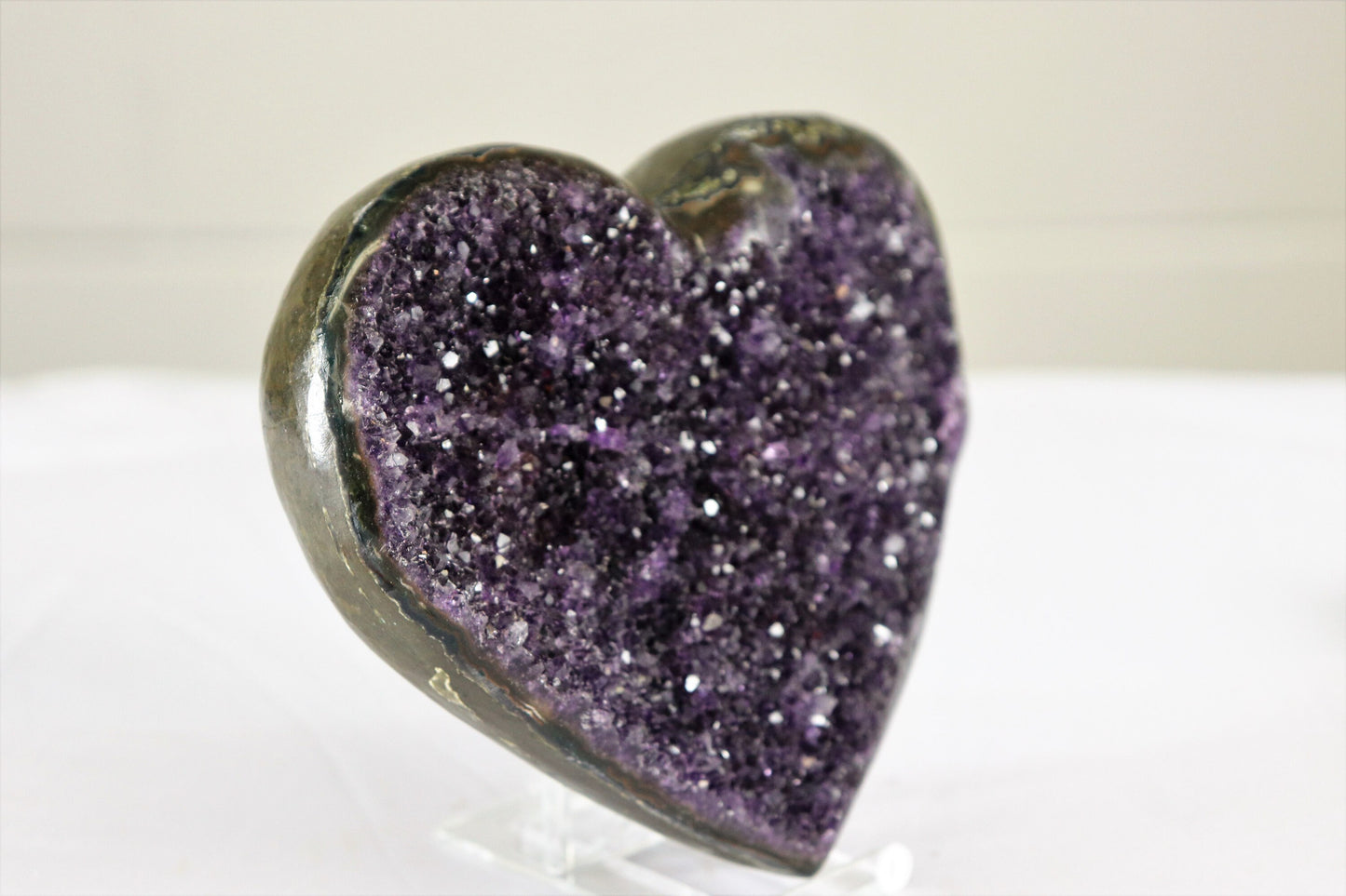 heart shaped amethyst