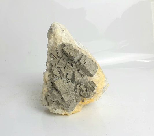 Fluorite Crystal + Pyrite Morocco