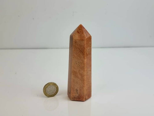 Orange Moonstone Crystal Prism