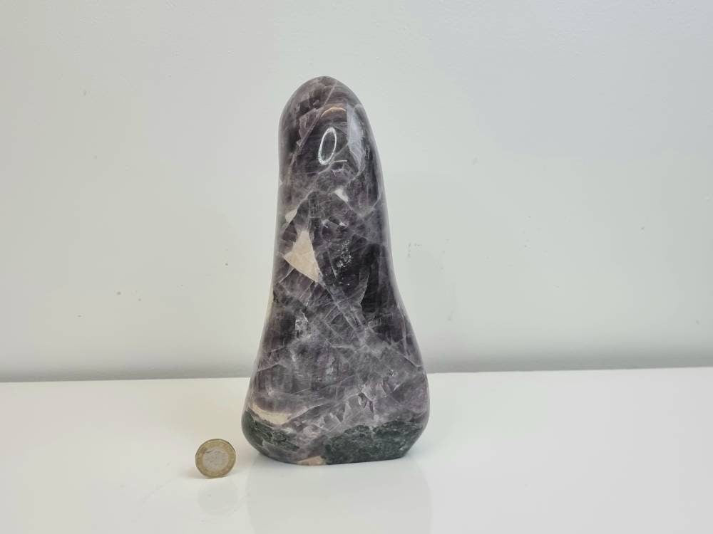 A beautiful freestanding Anhydrite crystal.