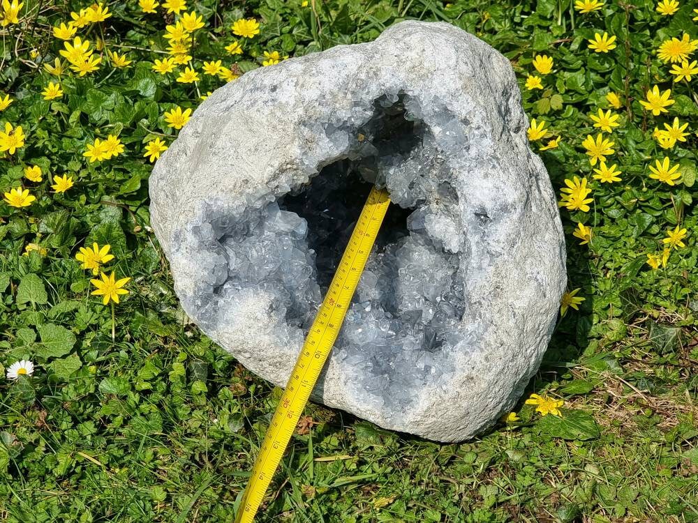 Very Large Celestite Crystal Natural Cluster 43.9 KG