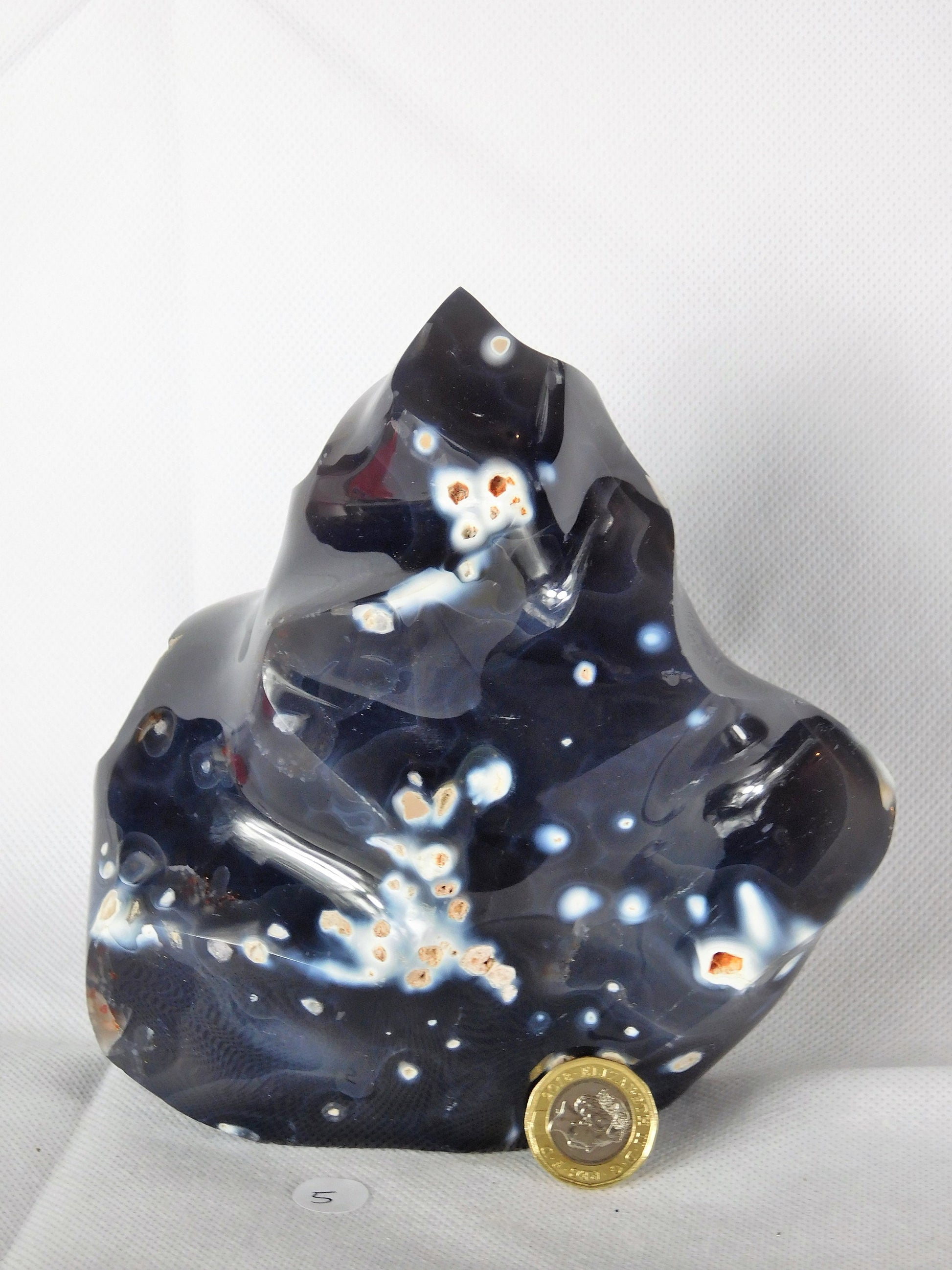 large orca agate flame