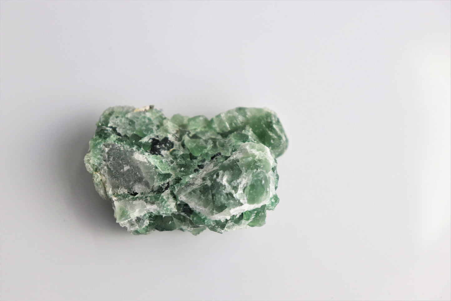 11) Fluorite Crystal + Pyrite Morocco