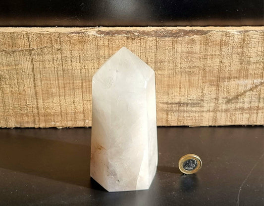 12) Clear Quartz Crystal Point