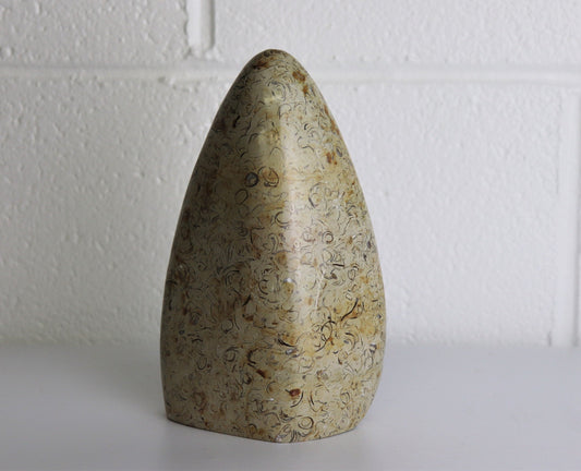 4) Large Coquillage Shell Jasper Crystal Ornament