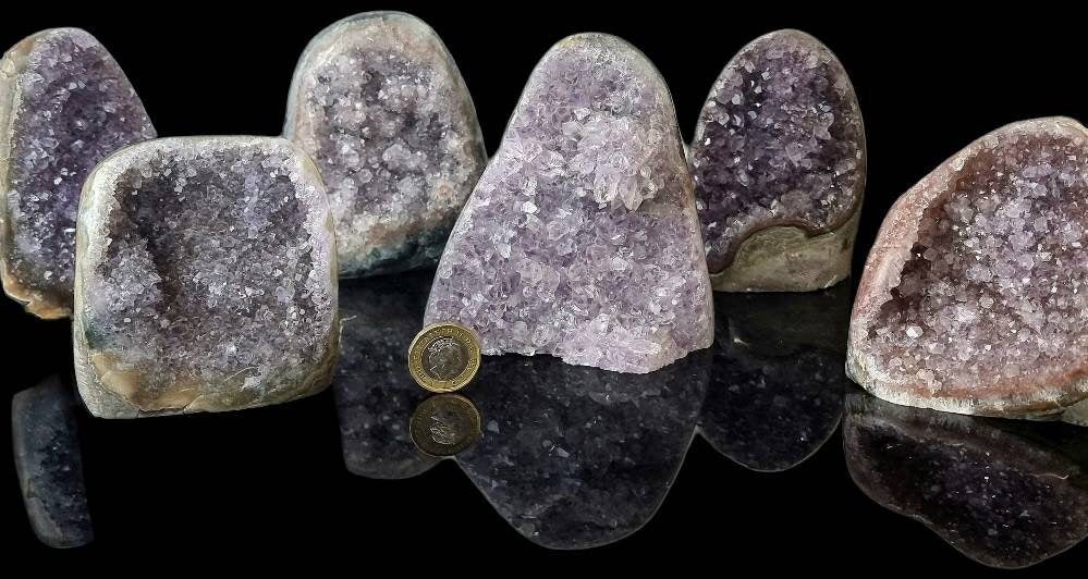 Amethyst Crystal Uruguayan Cutbase