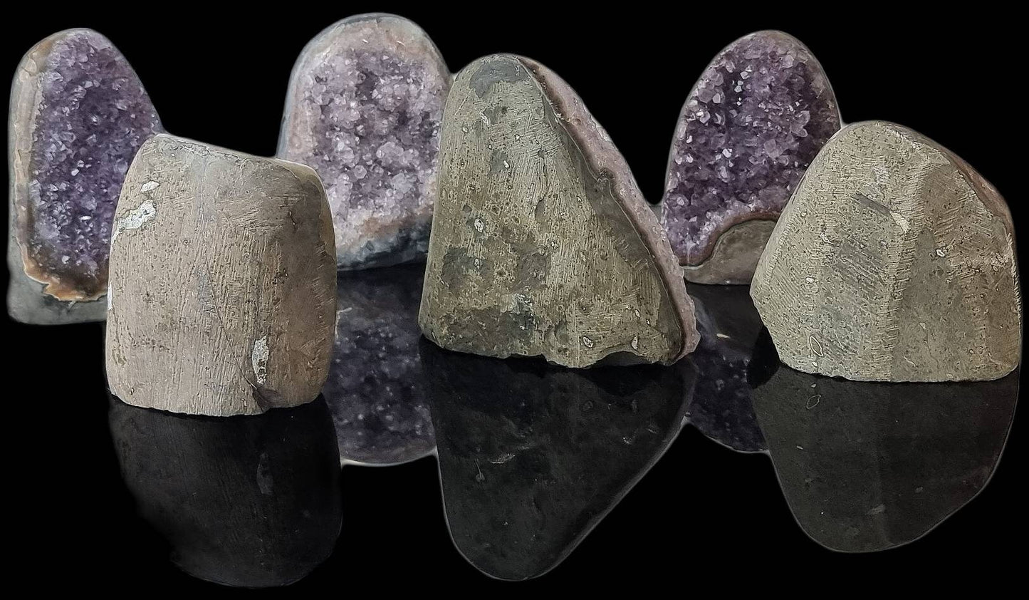 Amethyst Crystal Uruguayan Cutbase