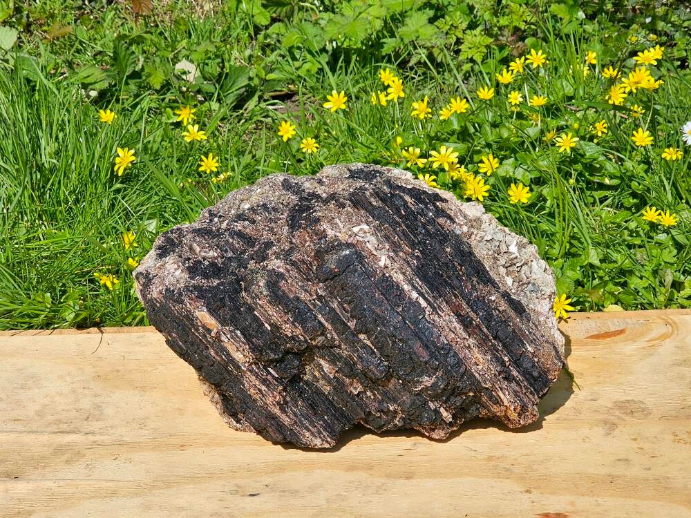 huge black torumaline