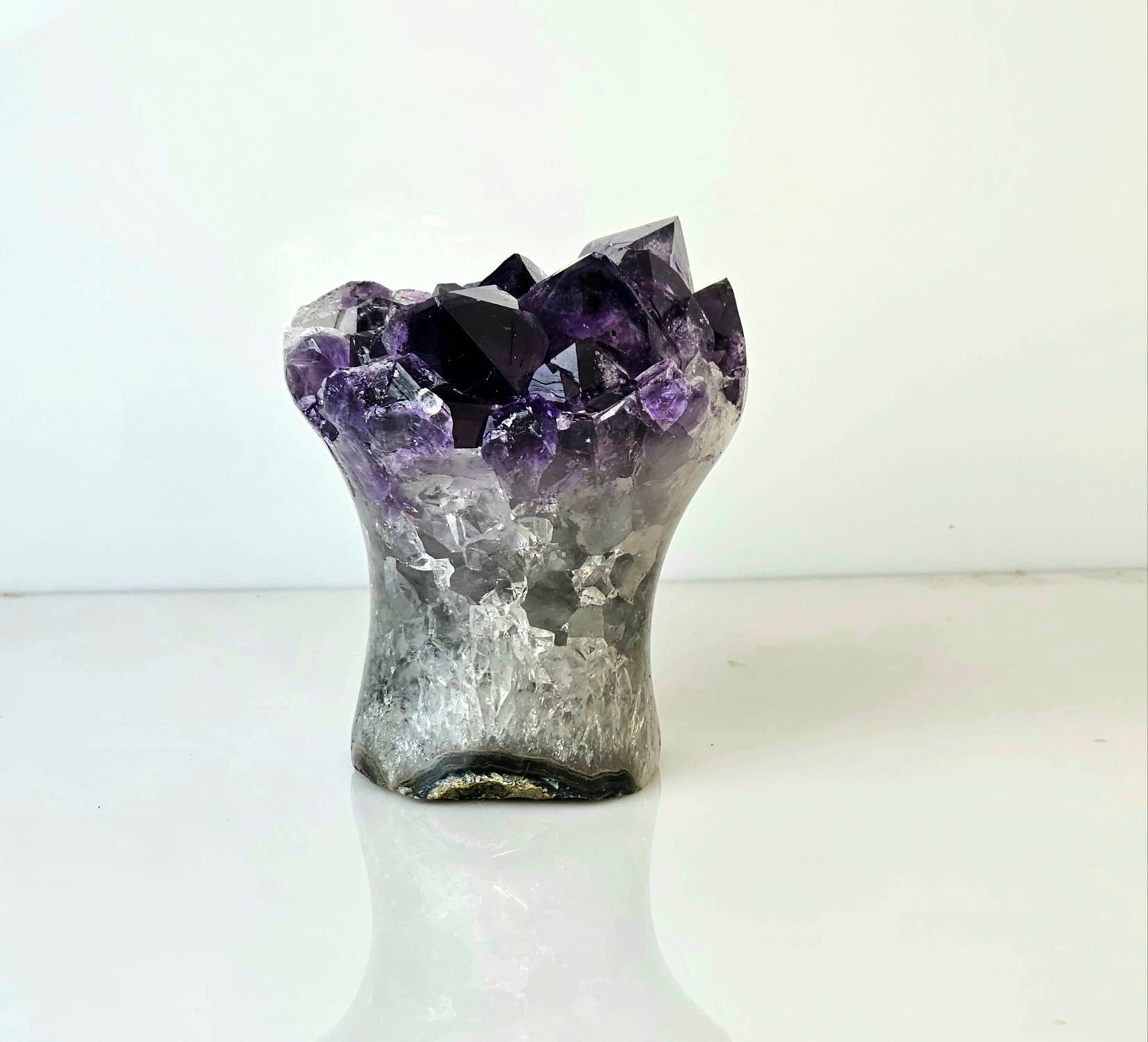 large amethyst crystal flower