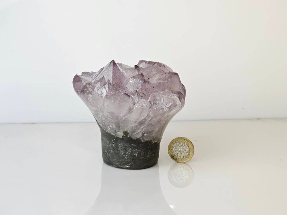5) Amethyst Crystal Flower
