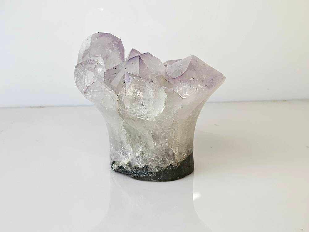 3) Amethyst Crystal Flower