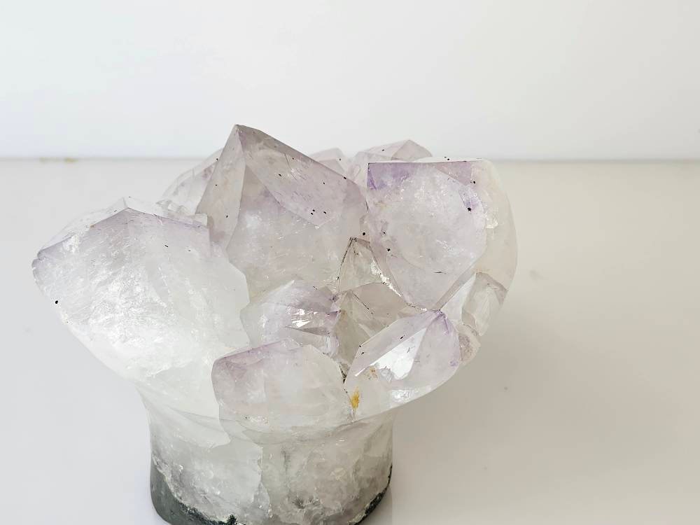 3) Amethyst Crystal Flower