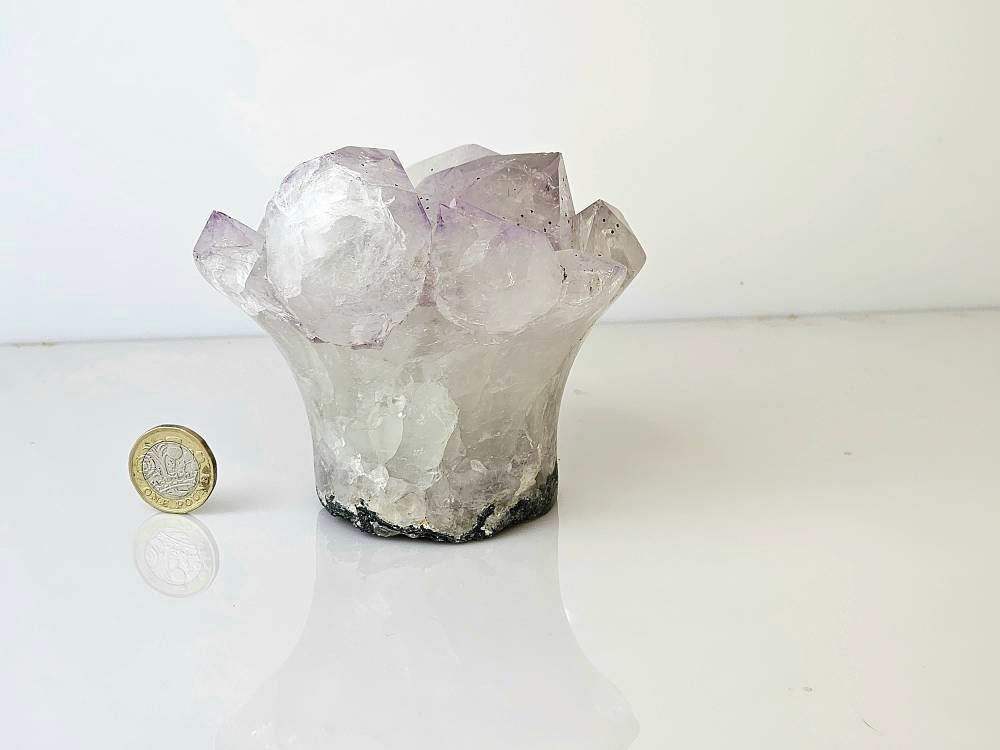 3) Amethyst Crystal Flower