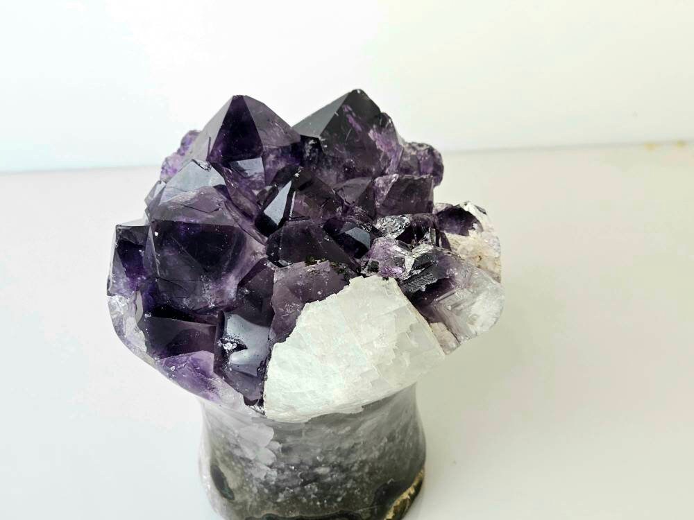 large amethyst flower crystal